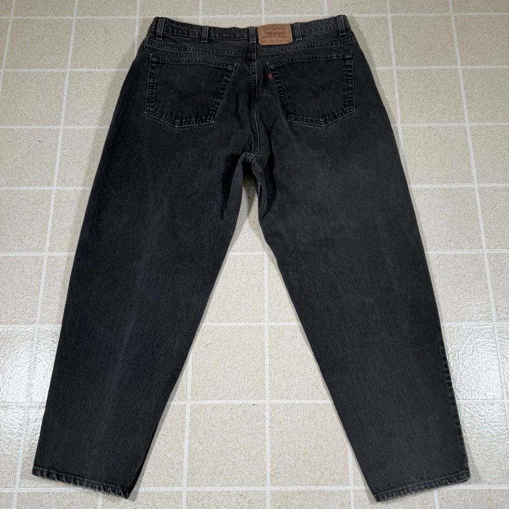 Vintage 90s Levis 560 Loose Tapered Baggy Jeans Mens 38x30 Black  Made In USA